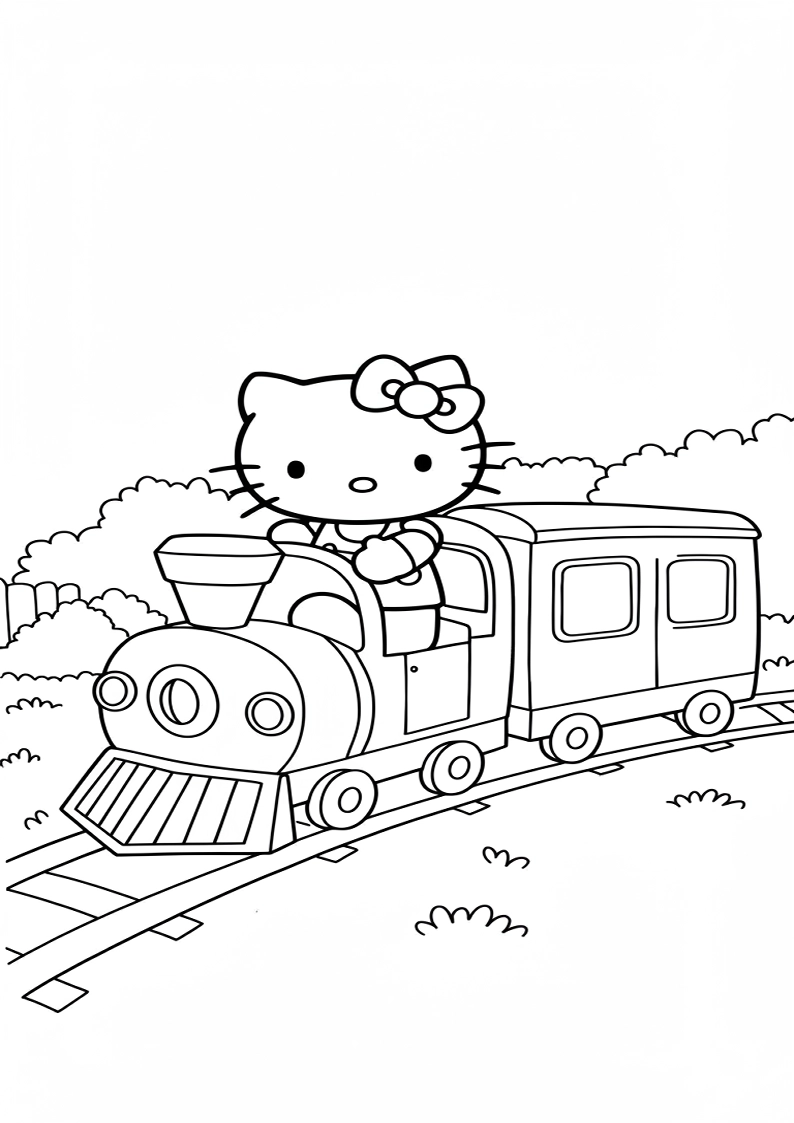 Hello Kitty - Coloring Page 147