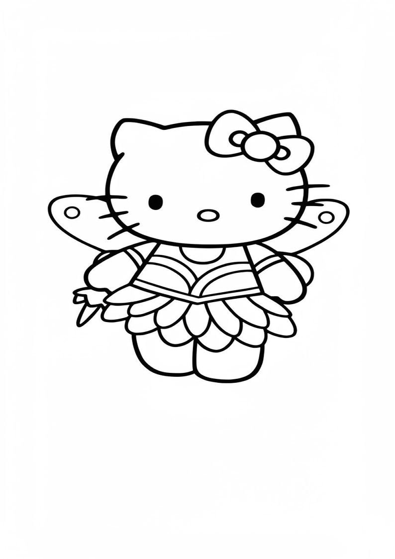 Hello Kitty - Coloring Page 145