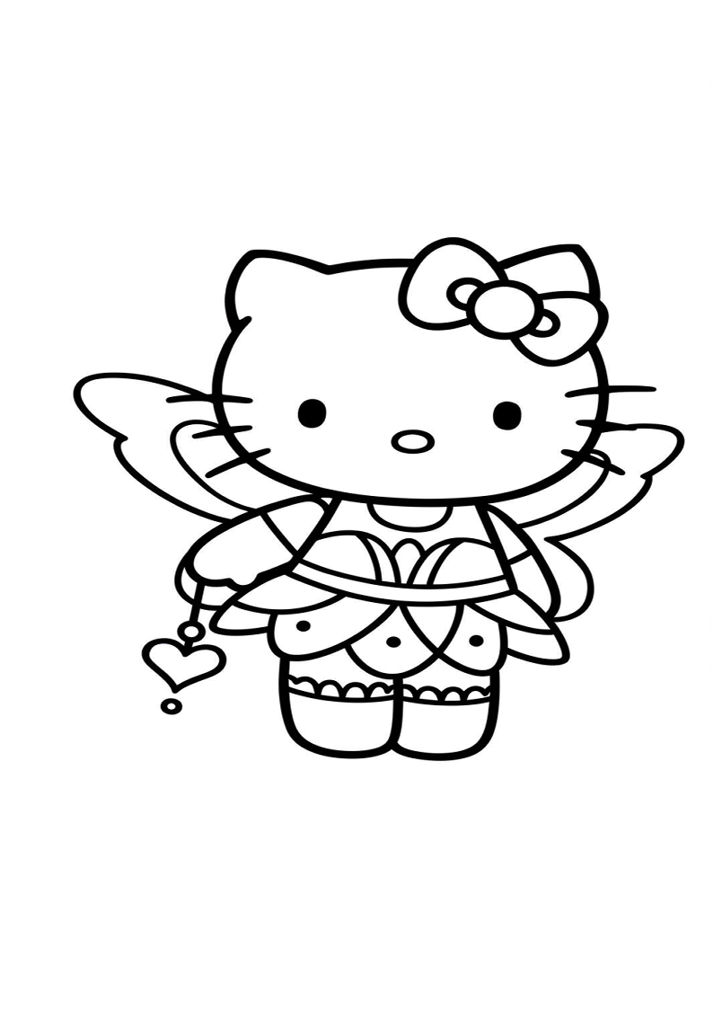 Hello Kitty - Coloring Page 144