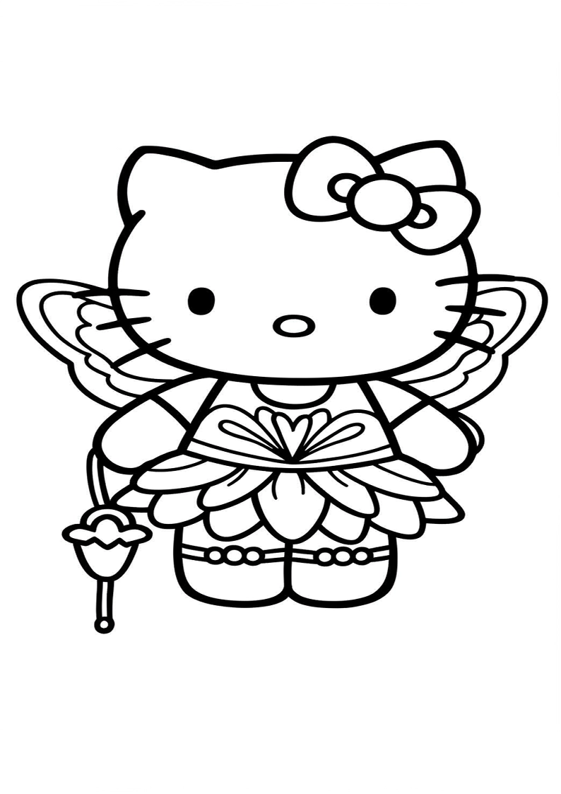 Hello Kitty - Coloring Page 143