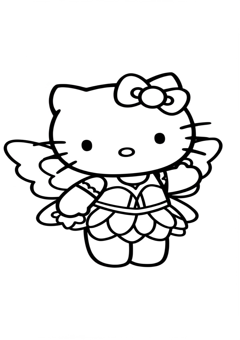 Hello Kitty - Coloring Page 142