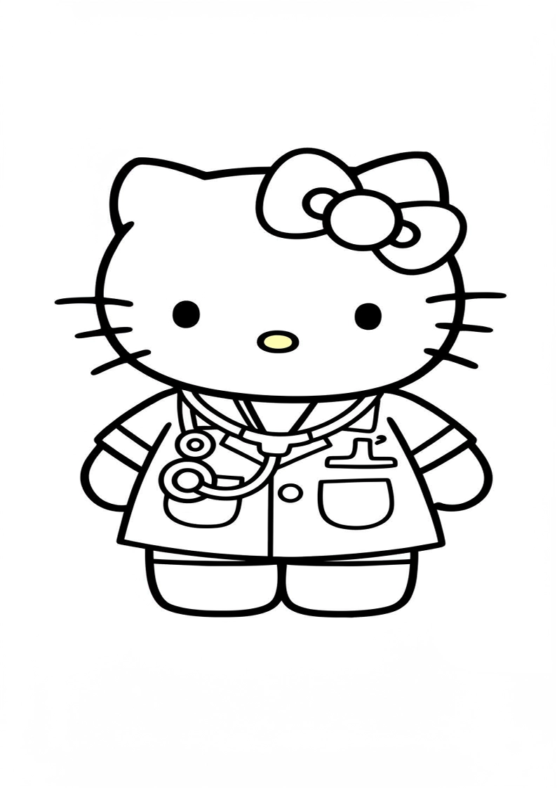 Hello Kitty - Coloring Page 139