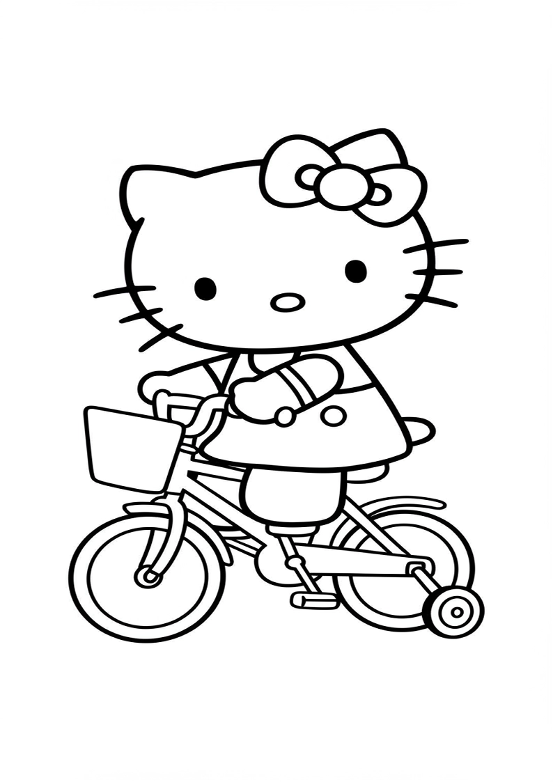 Hello Kitty - Coloring Page 110