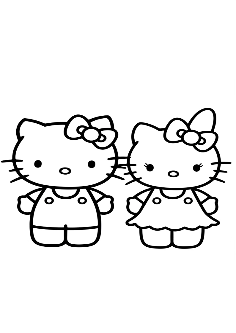 Hello Kitty - Coloring Page 104
