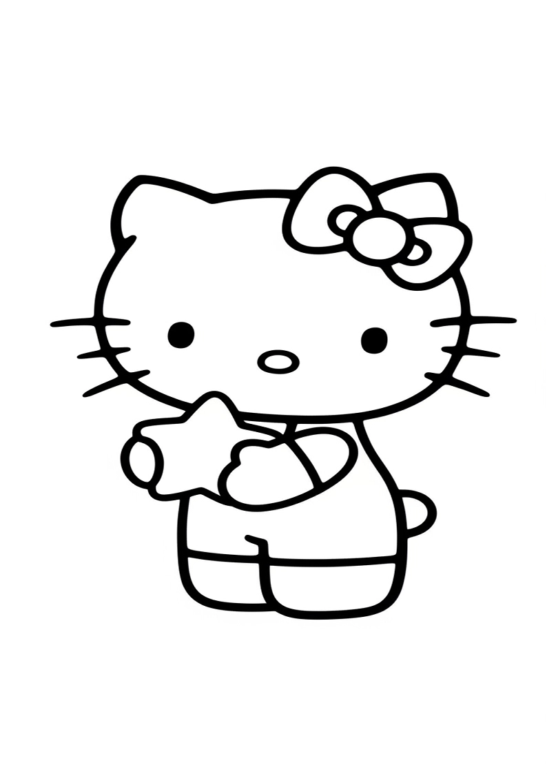 Hello Kitty - Coloring Page 94