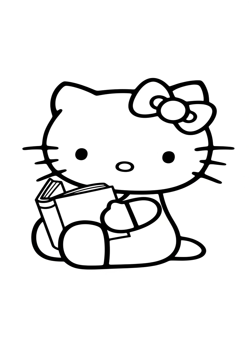 Hello Kitty - Coloring Page 89
