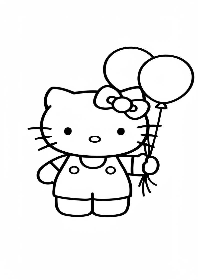 Hello Kitty - Coloring Page 82