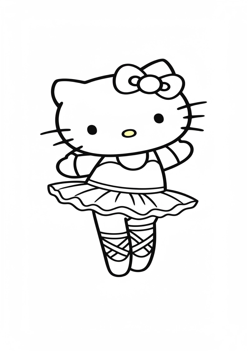 Hello Kitty - Coloring Page 51