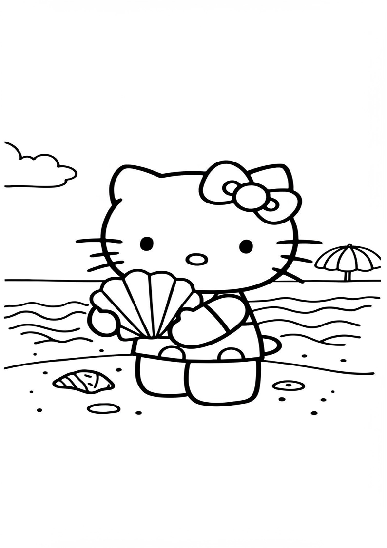 Hello Kitty - Coloring Page 45
