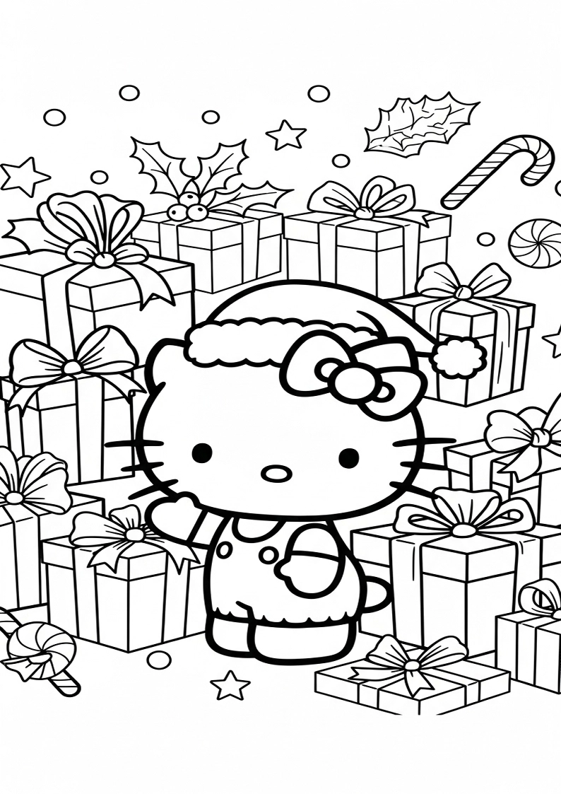 Hello Kitty - Coloring Page 40