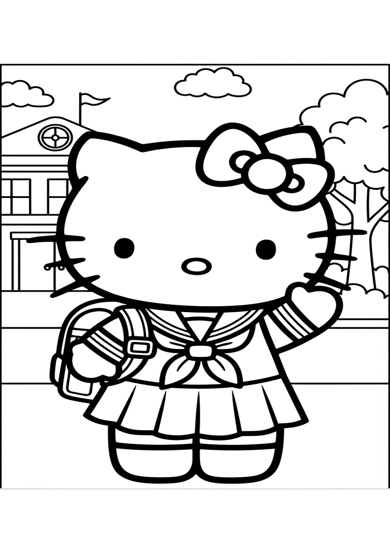 Hello Kitty - Coloring Page 36