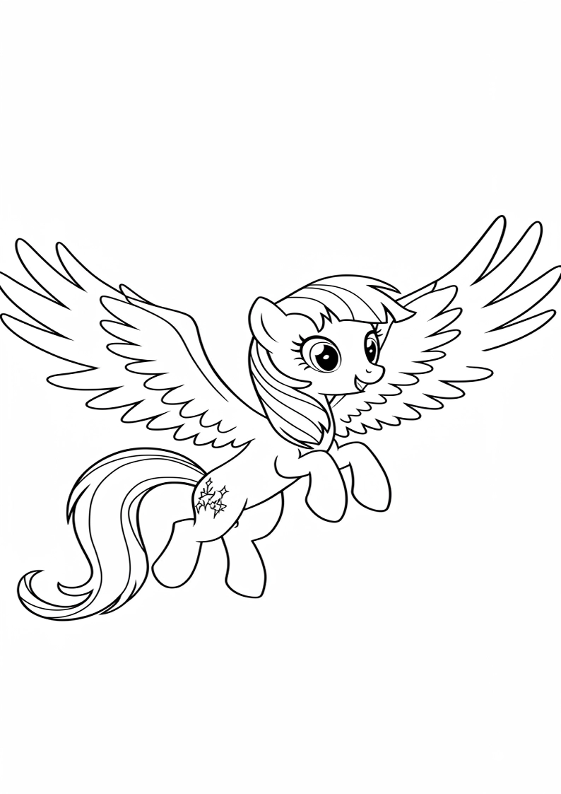 Mane Six Coloring Pages For Kids And Adults 100