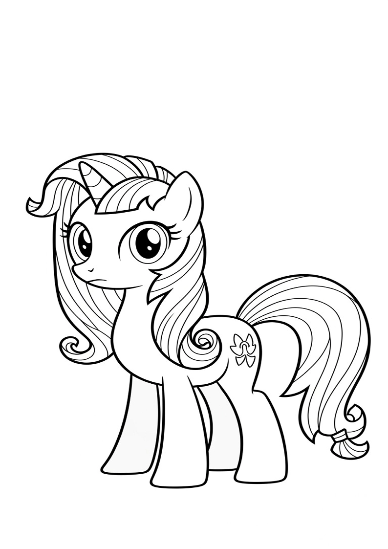 Mane Six Picture Coloring Pages 183