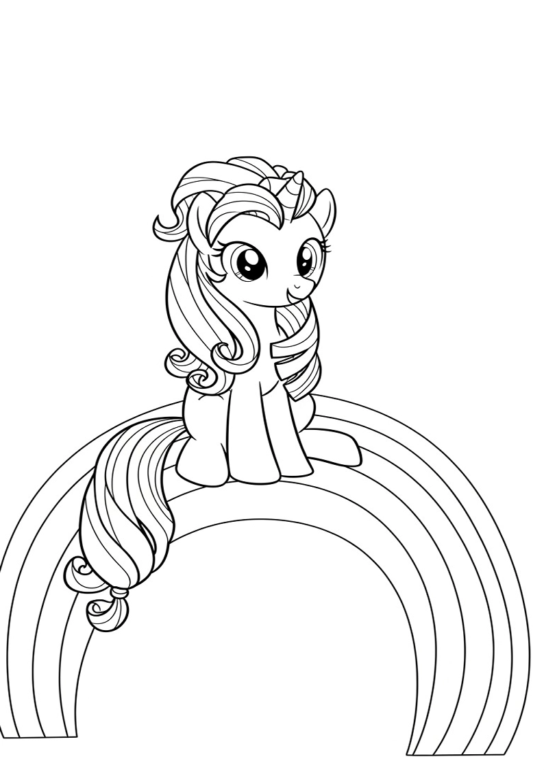 Mane Six Picture Coloring Pages 191