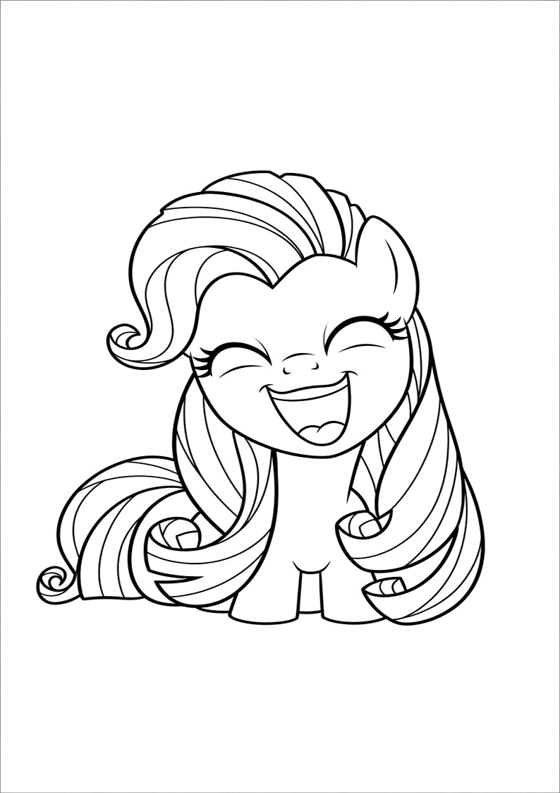 Mane Six Picture Coloring Pages 192