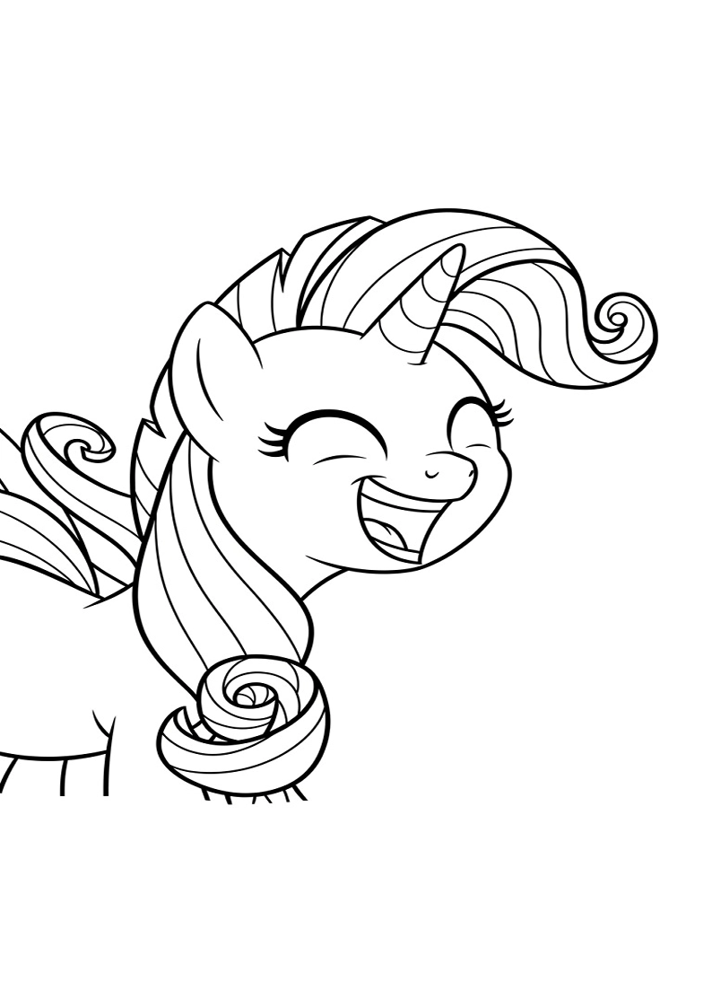 Mane Six Picture Coloring Pages 193