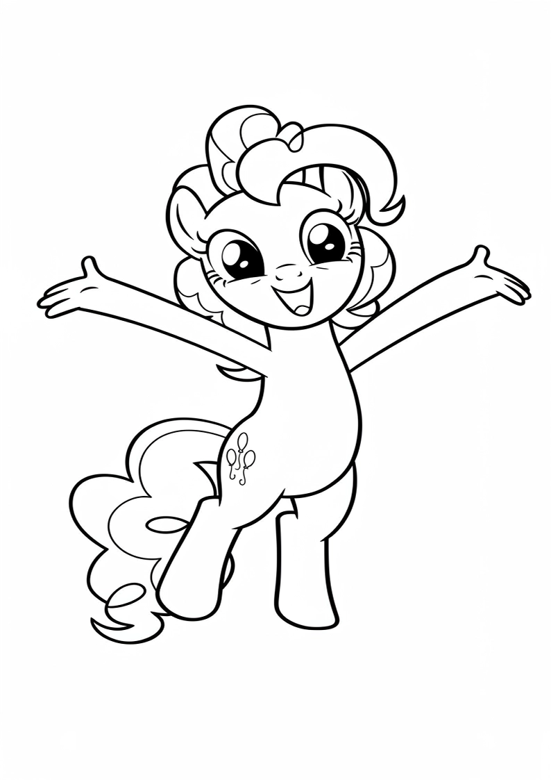 Pinkie Pie My Little Pony Coloring Pages (243+ Free Printables) 151 Pinkie Pie My Little Pony 2723