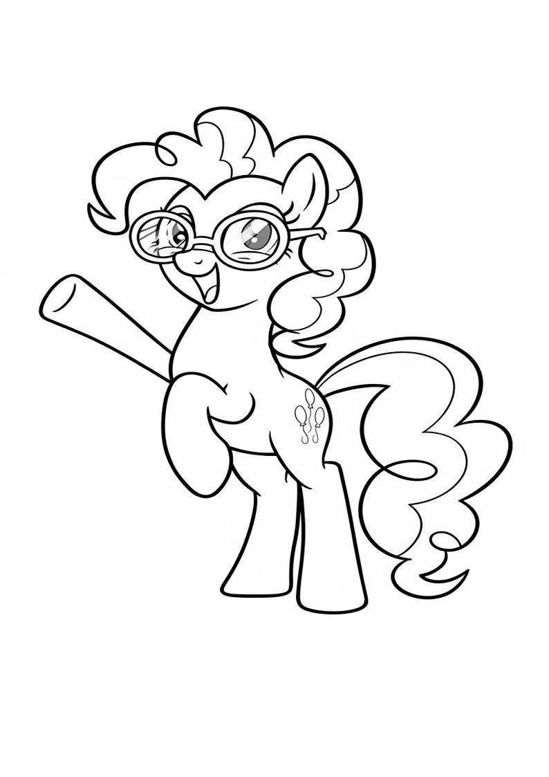 Pinkie Pie My Little Pony Coloring Pages 15
