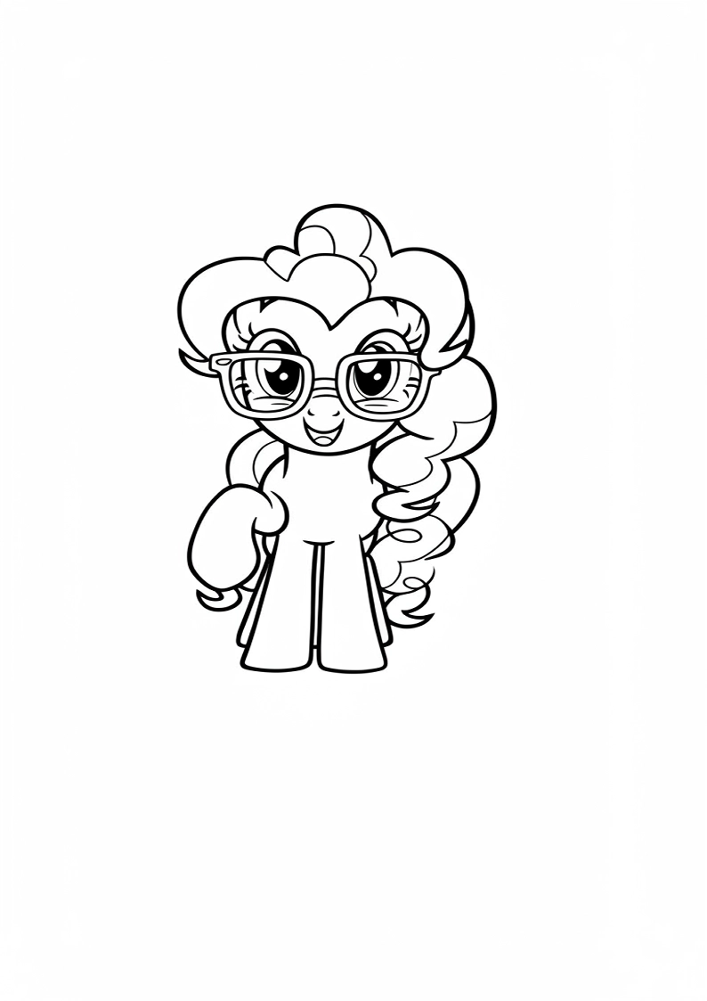 Pinkie Pie My Little Pony Coloring Pages 16