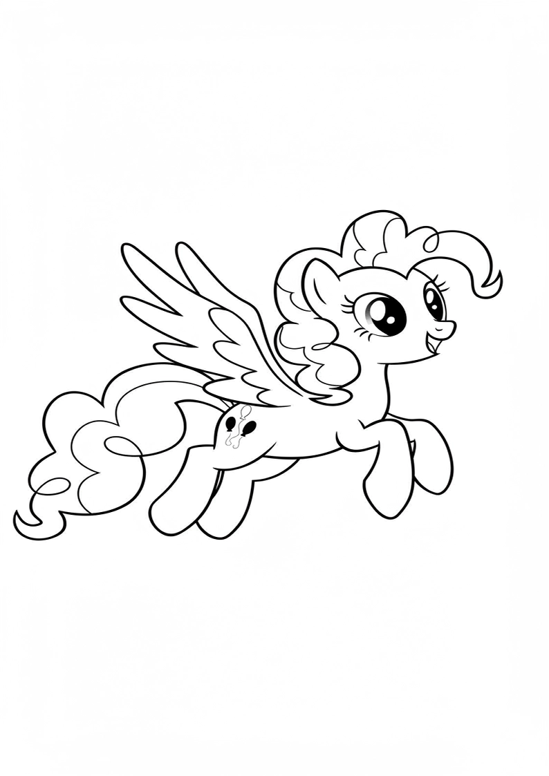 Pinkie Pie My Little Pony Coloring Pages 26