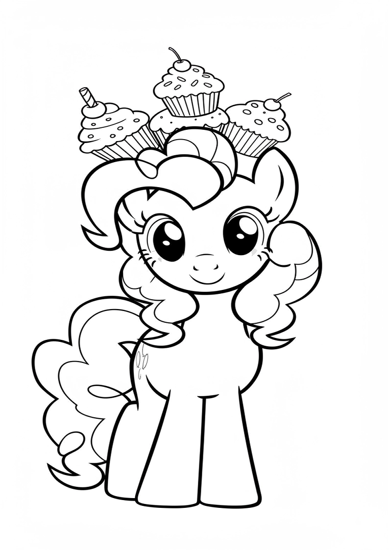 Pinkie Pie My Little Pony Coloring Pages 27