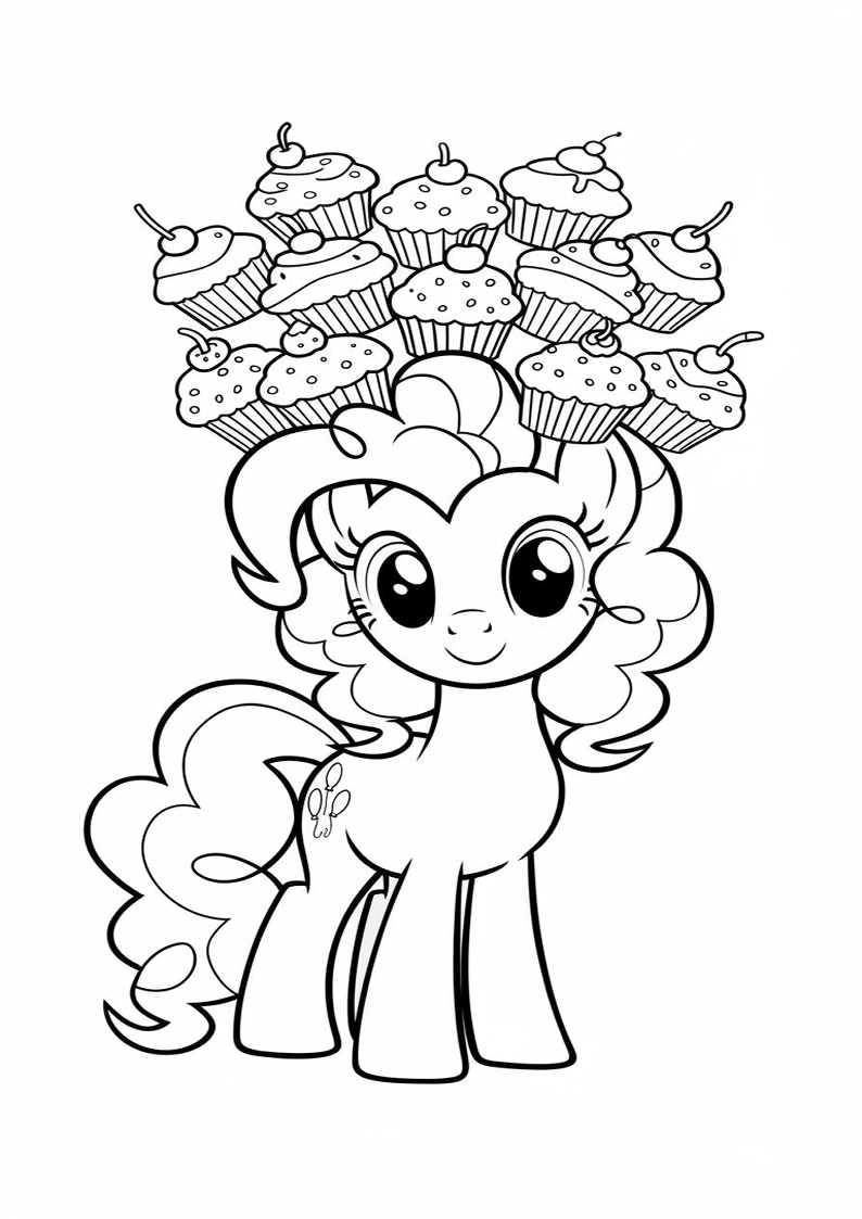 Pinkie Pie My Little Pony Coloring Pages 28