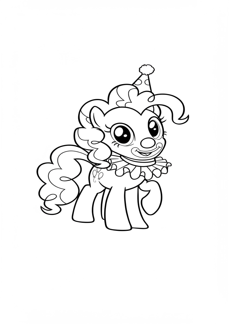 Pinkie Pie My Little Pony Coloring Pages 30