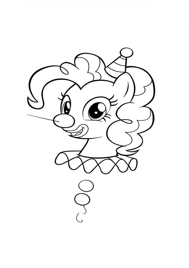 Pinkie Pie My Little Pony Coloring Pages 32