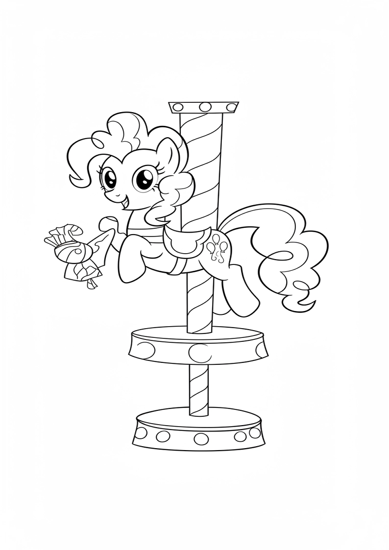 Pinkie Pie My Little Pony Coloring Pages For Kids And Adults 102