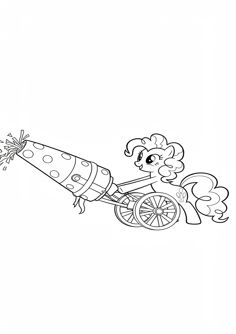 Pinkie Pie My Little Pony Coloring Pages For Kids And Adults 103