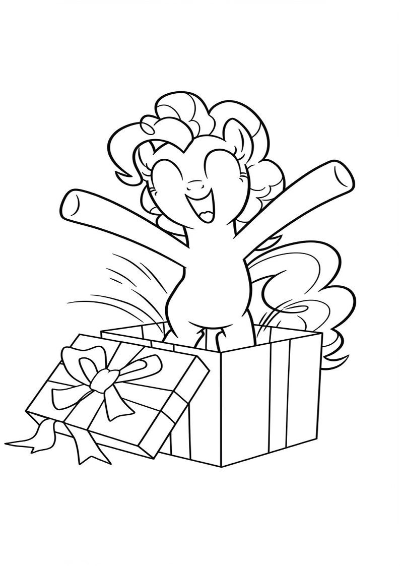 Pinkie Pie My Little Pony Coloring Pages For Kids And Adults 104