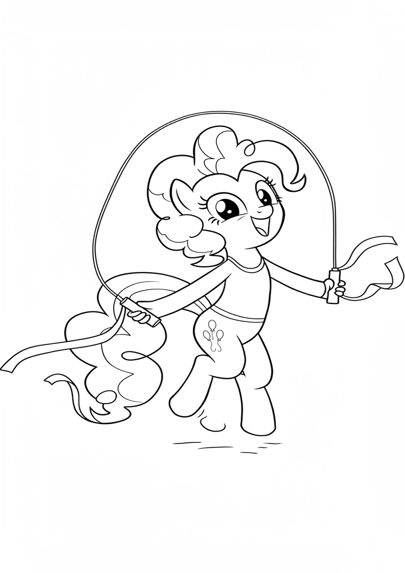 Pinkie Pie My Little Pony Coloring Pages For Kids And Adults 117