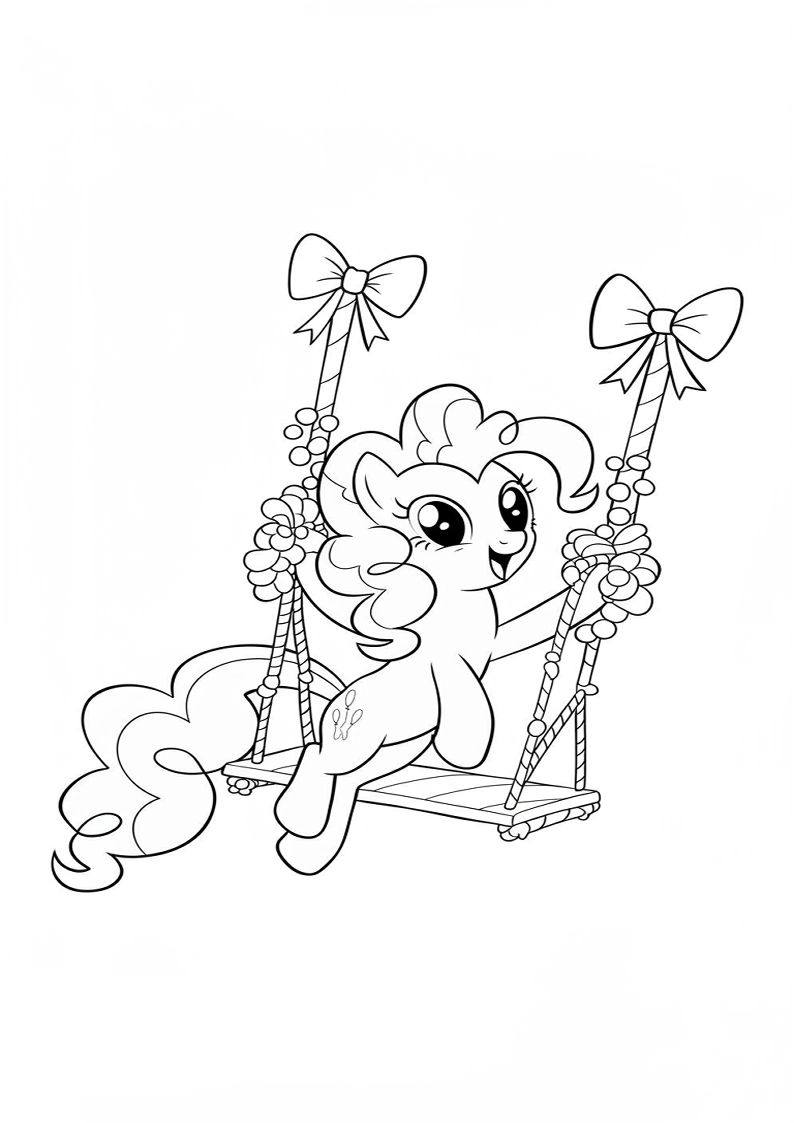 Pinkie Pie My Little Pony Coloring Pages For Kids And Adults 121