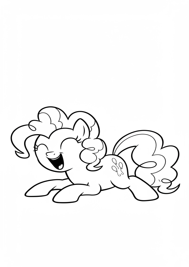 Pinkie Pie My Little Pony Coloring Pages For Kids And Adults 127
