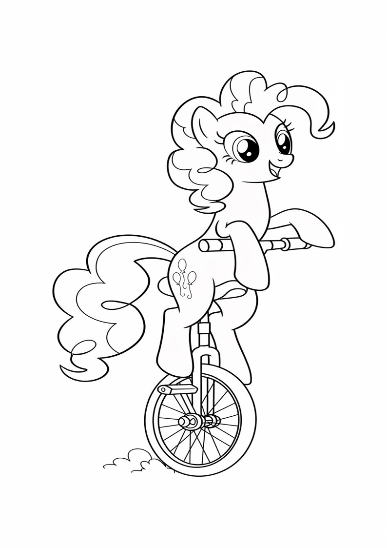 Pinkie Pie My Little Pony Coloring Pages For Kids And Adults 97