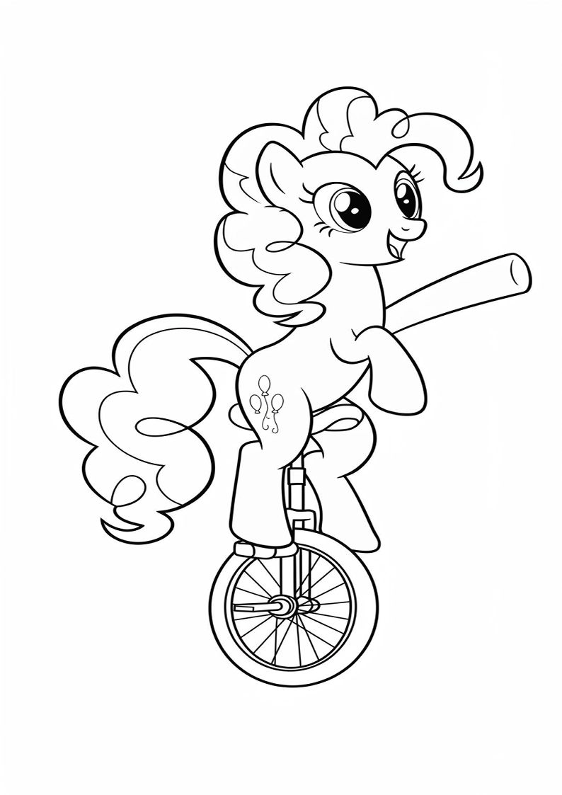Pinkie Pie My Little Pony Coloring Pages For Kids And Adults 98