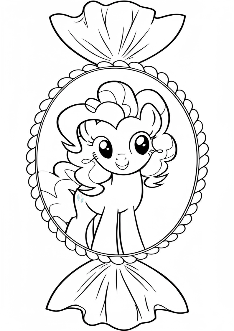 Pinkie Pie My Little Pony Coloring Sheet 147