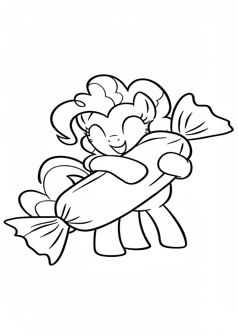 Pinkie Pie My Little Pony Coloring Sheet 154