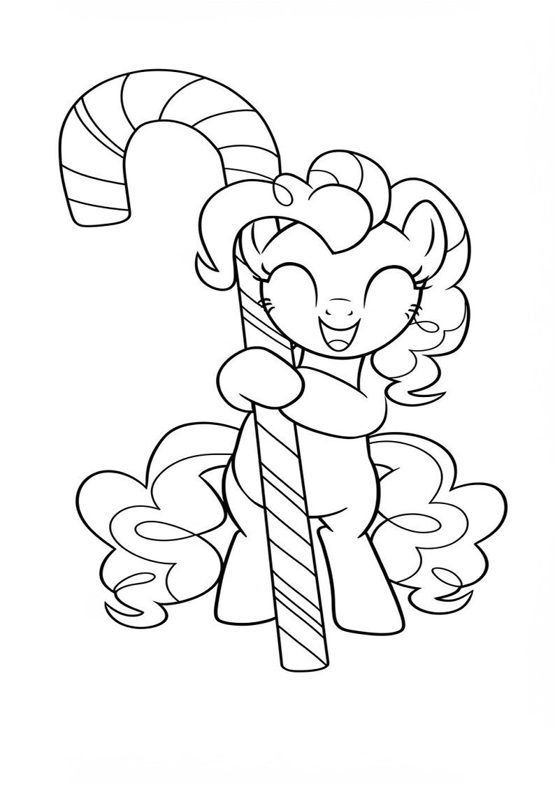 Pinkie Pie My Little Pony Coloring Sheet 155