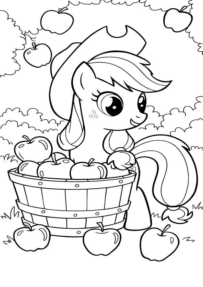 Applejack My Little Pony - Coloring Page 31