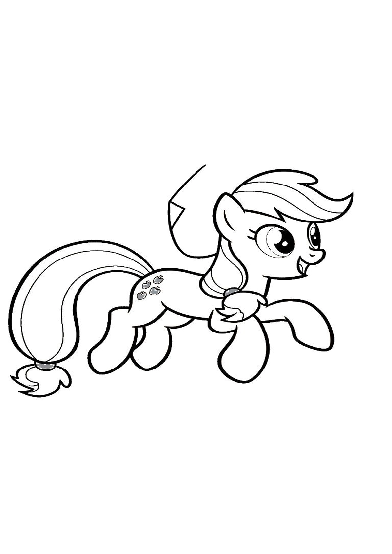 Applejack My Little Pony - Coloring Page 21