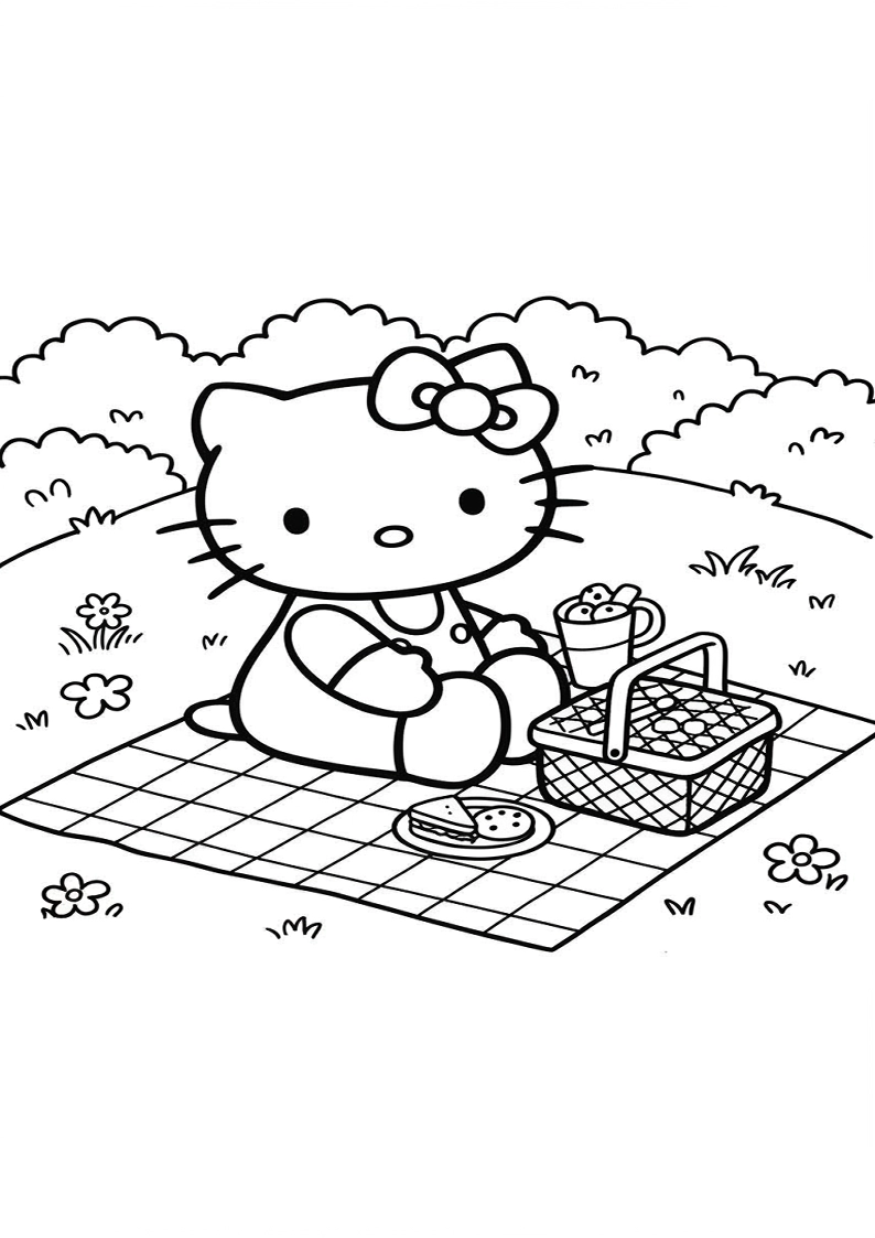 Hello Kitty - Coloring Page 34
