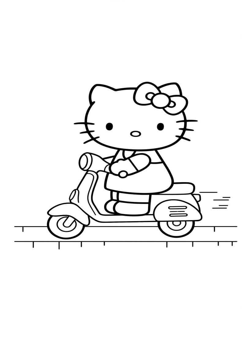 Hello Kitty - Coloring Page 32