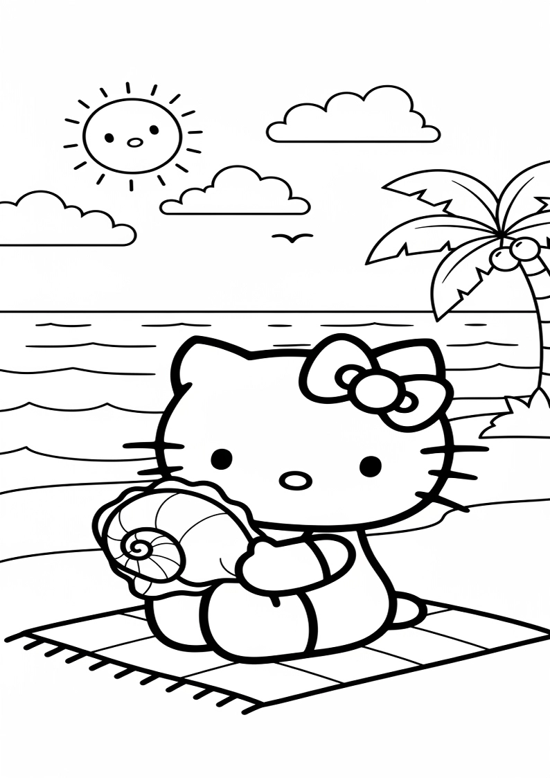 Hello Kitty - Coloring Page 31