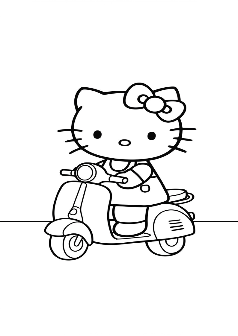 Hello Kitty - Coloring Page 30