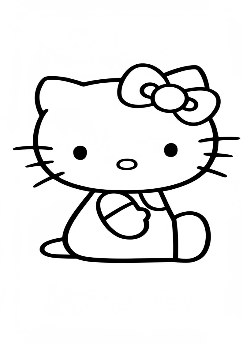 Hello Kitty - Coloring Page 28