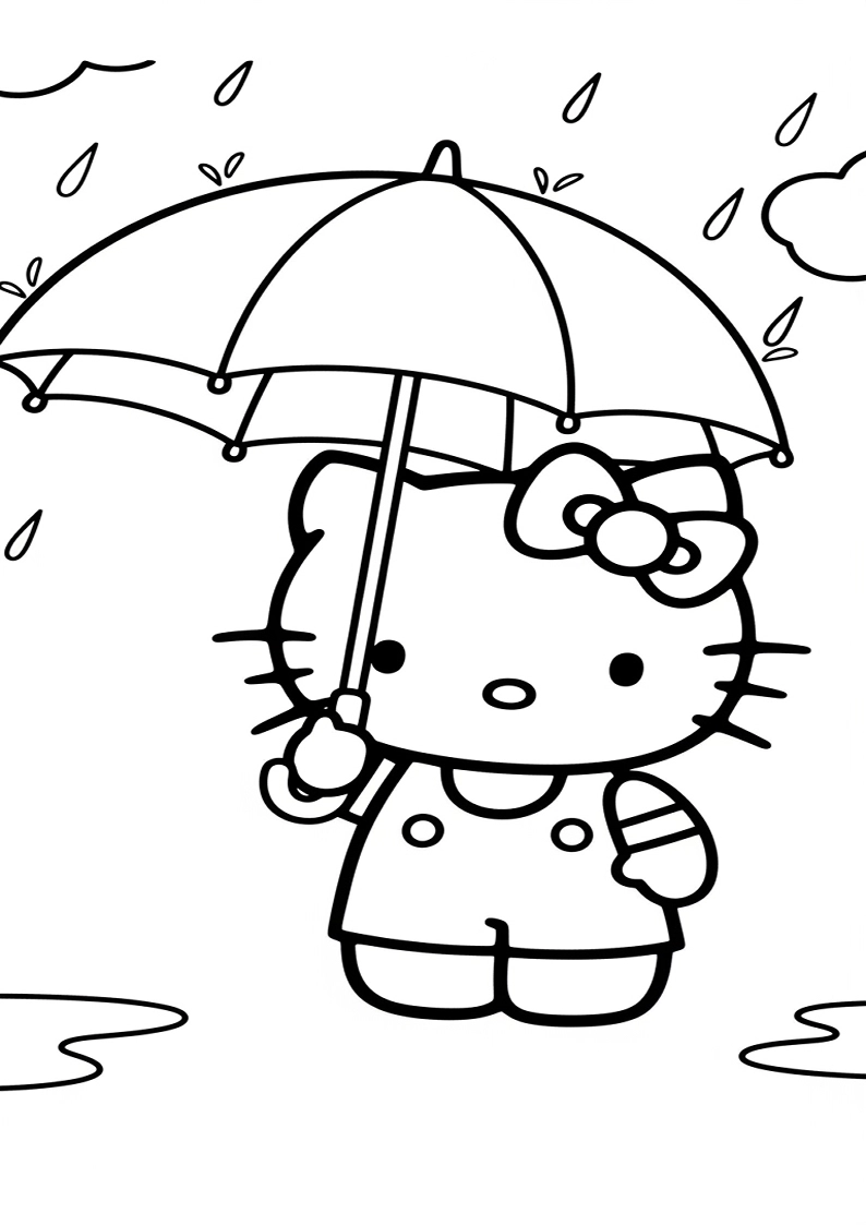 Hello Kitty - Coloring Page 23