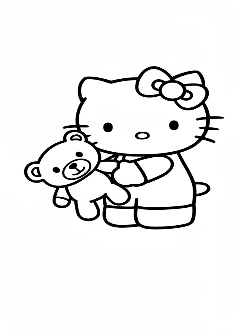 Hello Kitty - Coloring Page 22