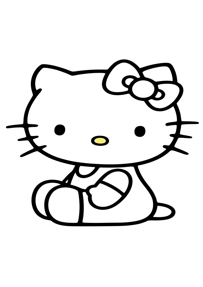 Hello Kitty - Coloring Page 21