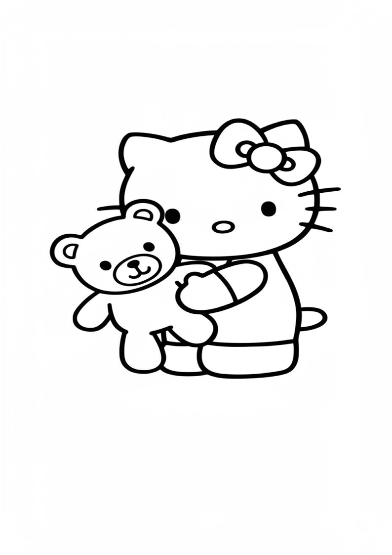 Hello Kitty - Coloring Page 20